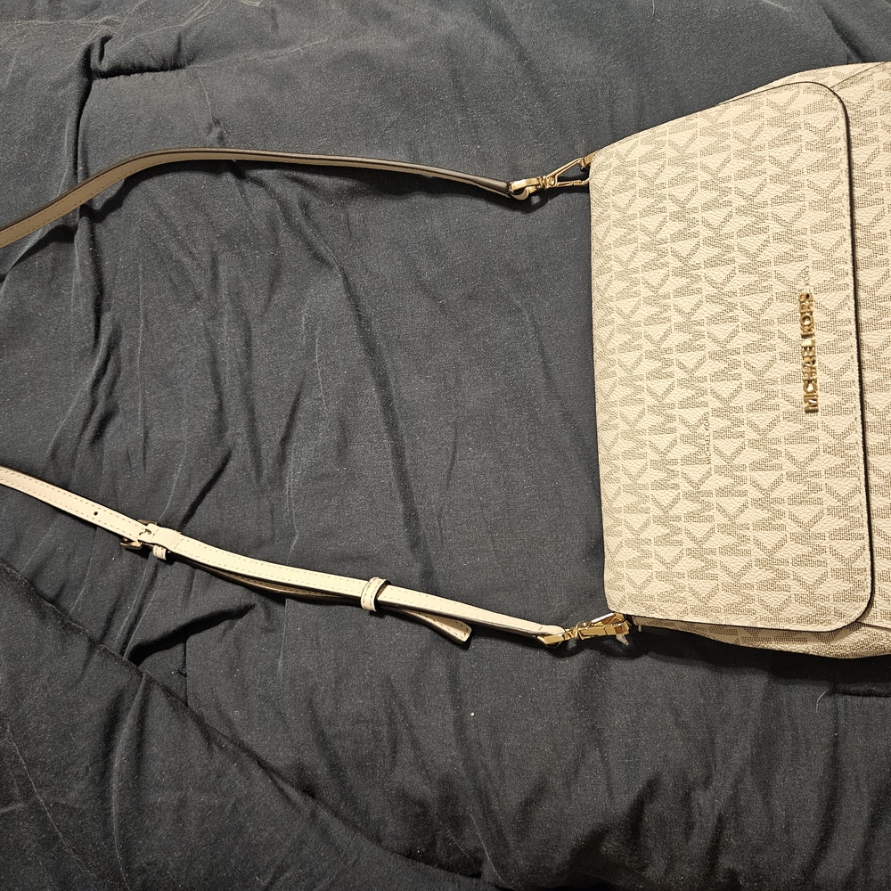 Michael Kors Beige Crossbody Bag